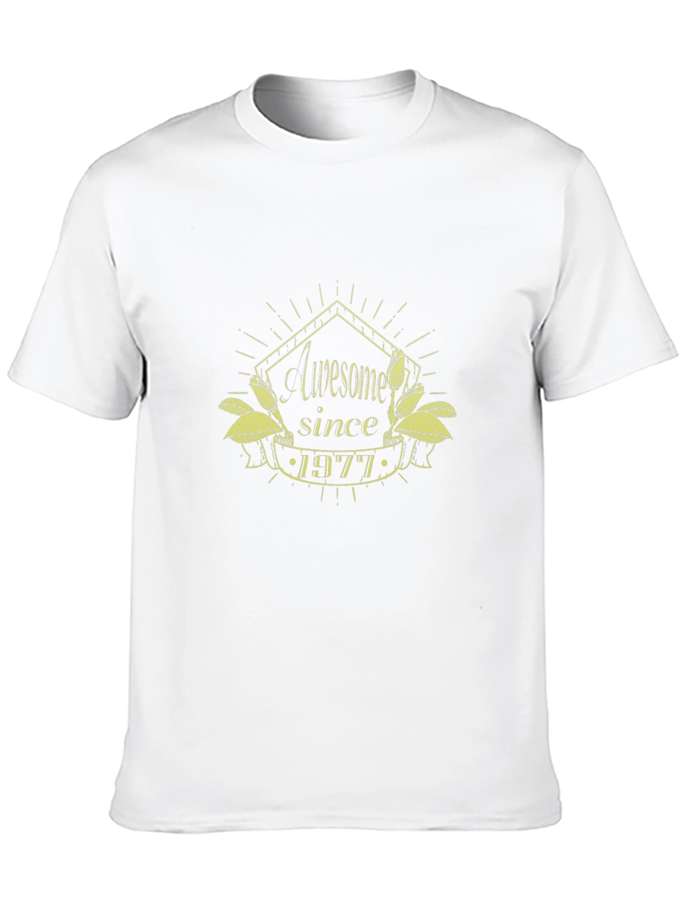 Awesome Since 1977 Black T-Shirt