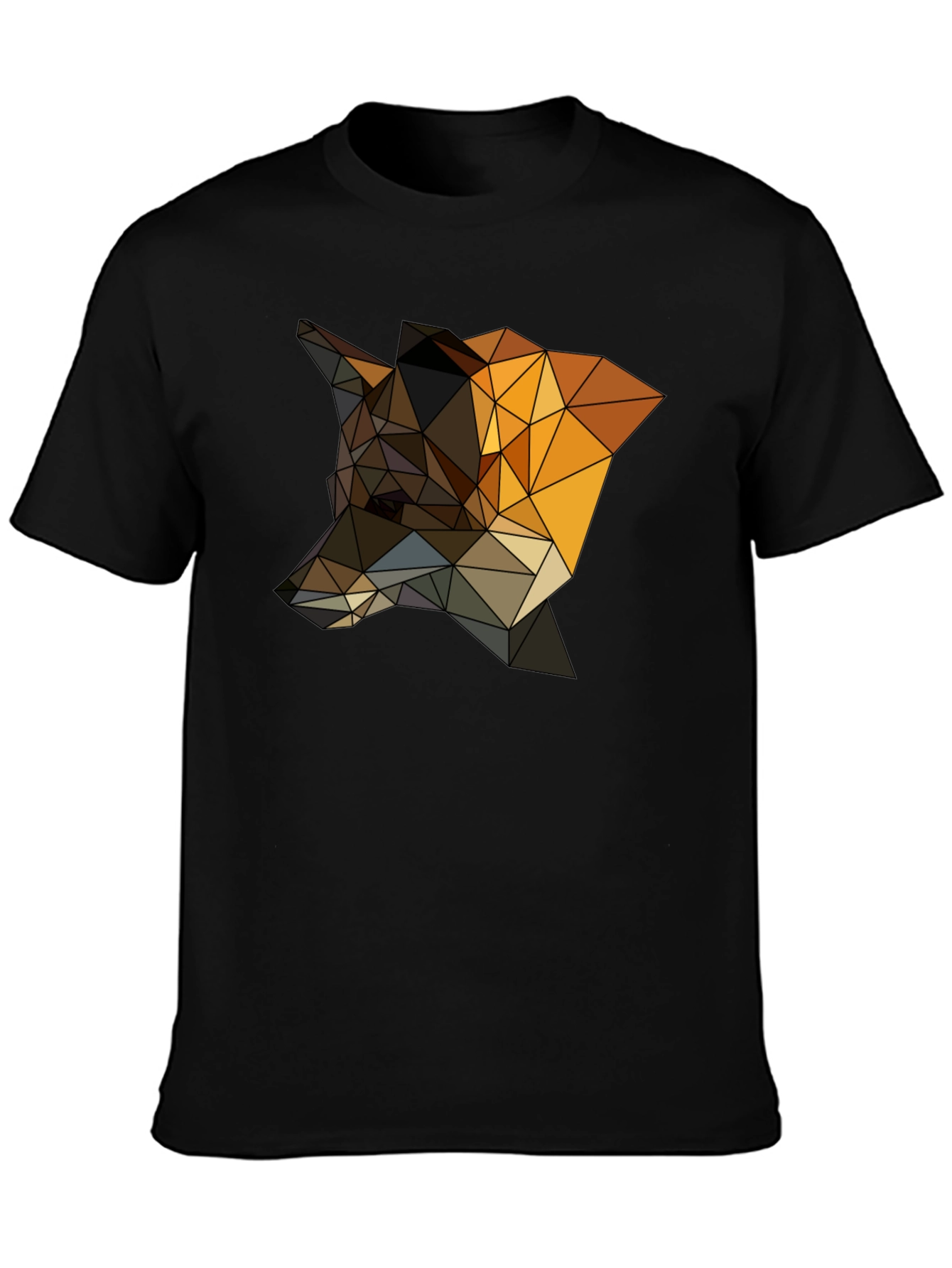 Geometric Fox T-Shirt - Stylish Animal Design