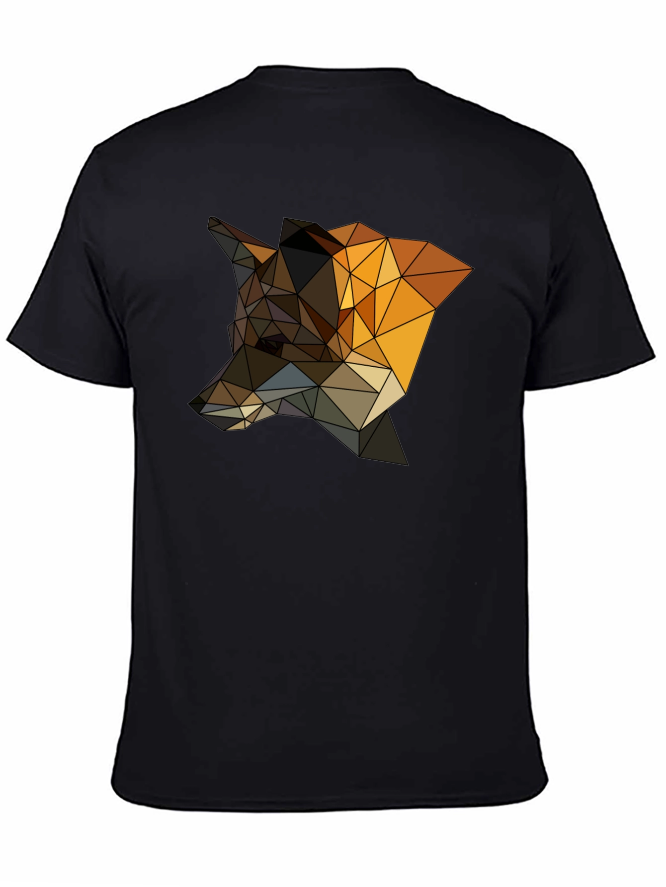 Geometric Fox T-Shirt - Stylish Animal Design