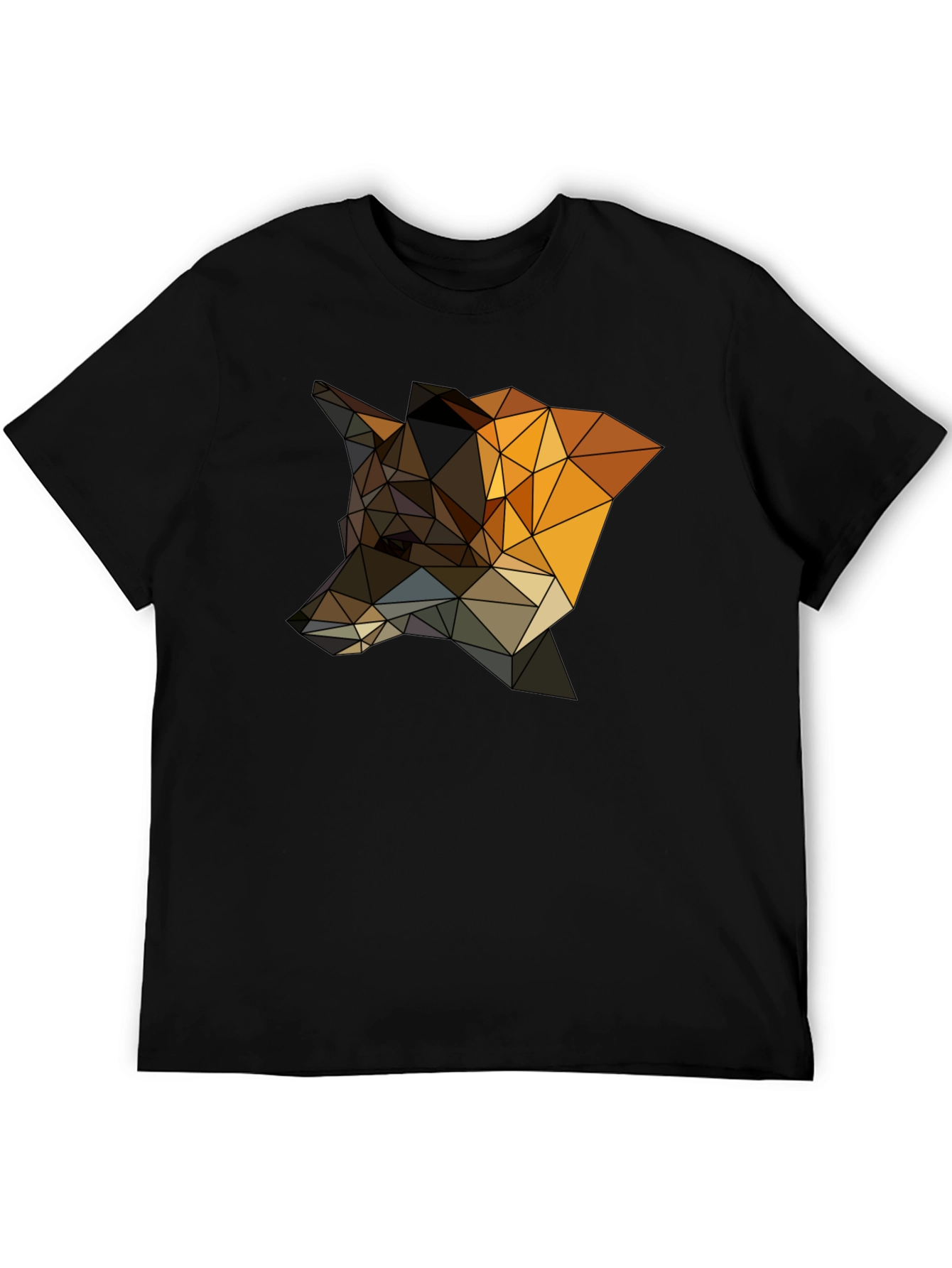 Geometric Fox T-Shirt - Stylish Animal Design