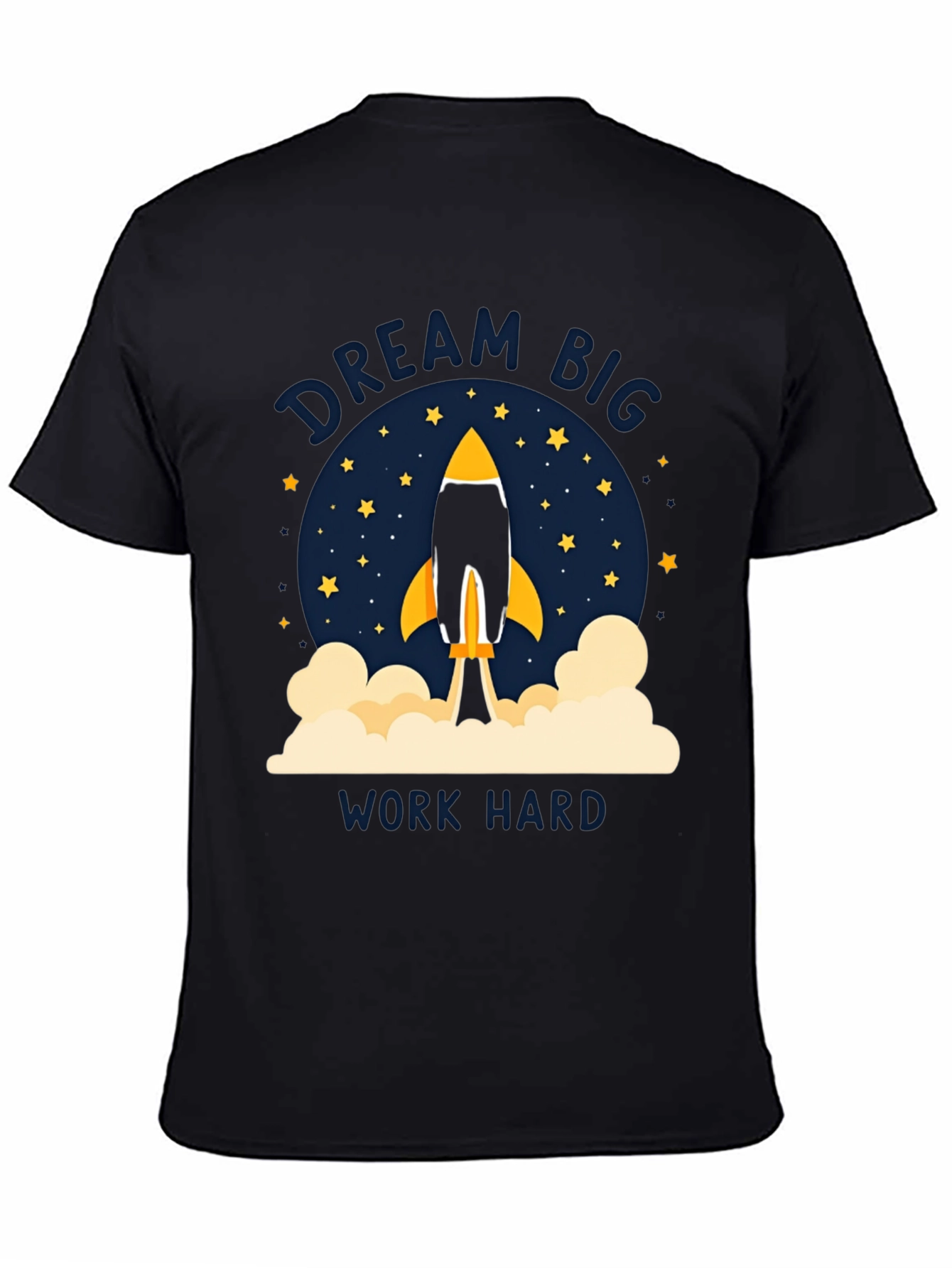Dream Big Rocket Launch Graphic T-Shirt