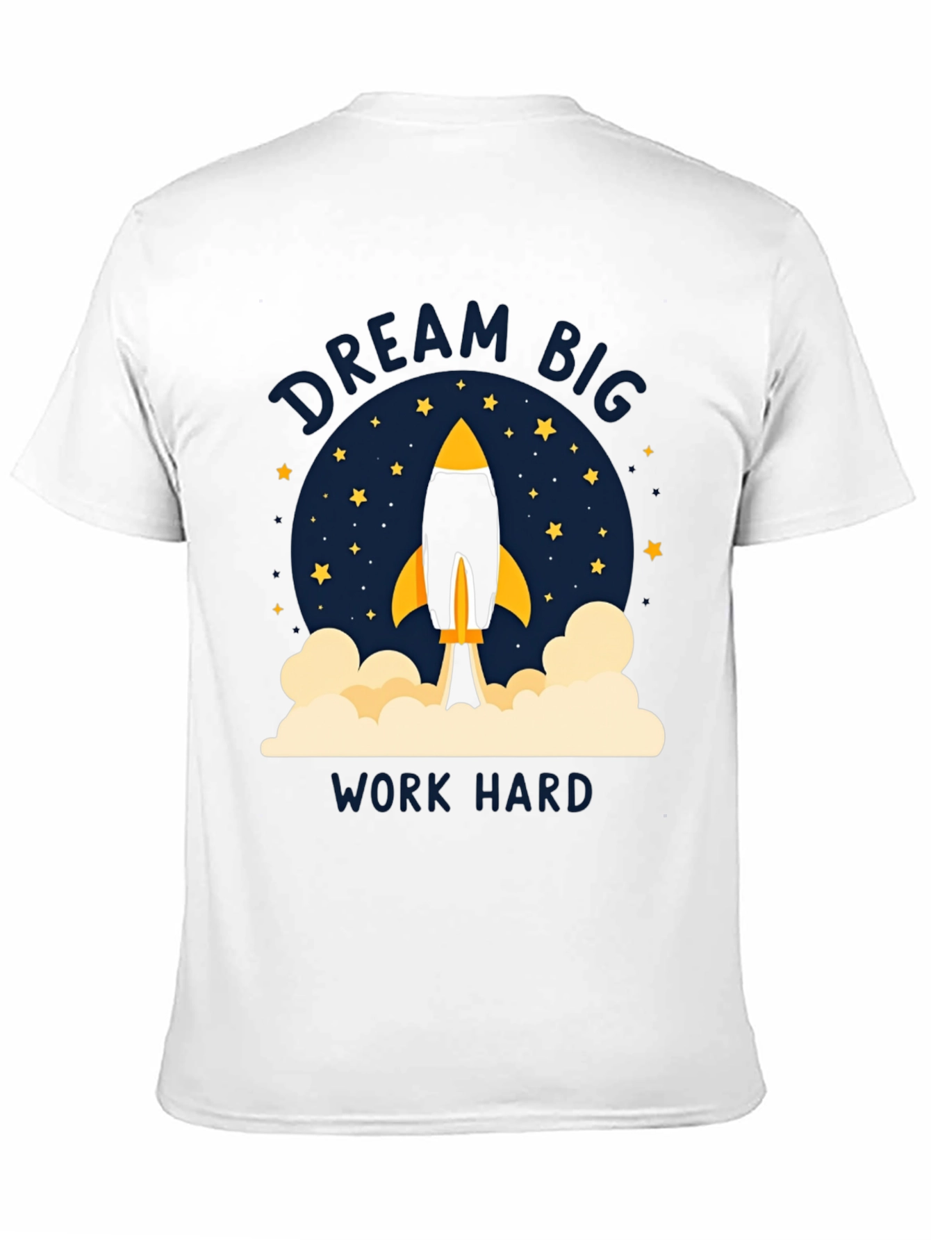 Dream Big Rocket Launch Graphic T-Shirt