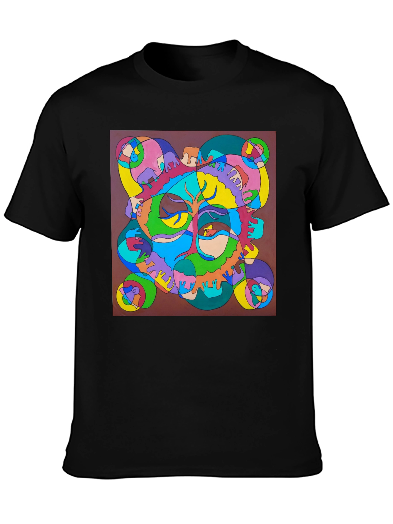 Abstract Art Graphic Tee - Unique Design