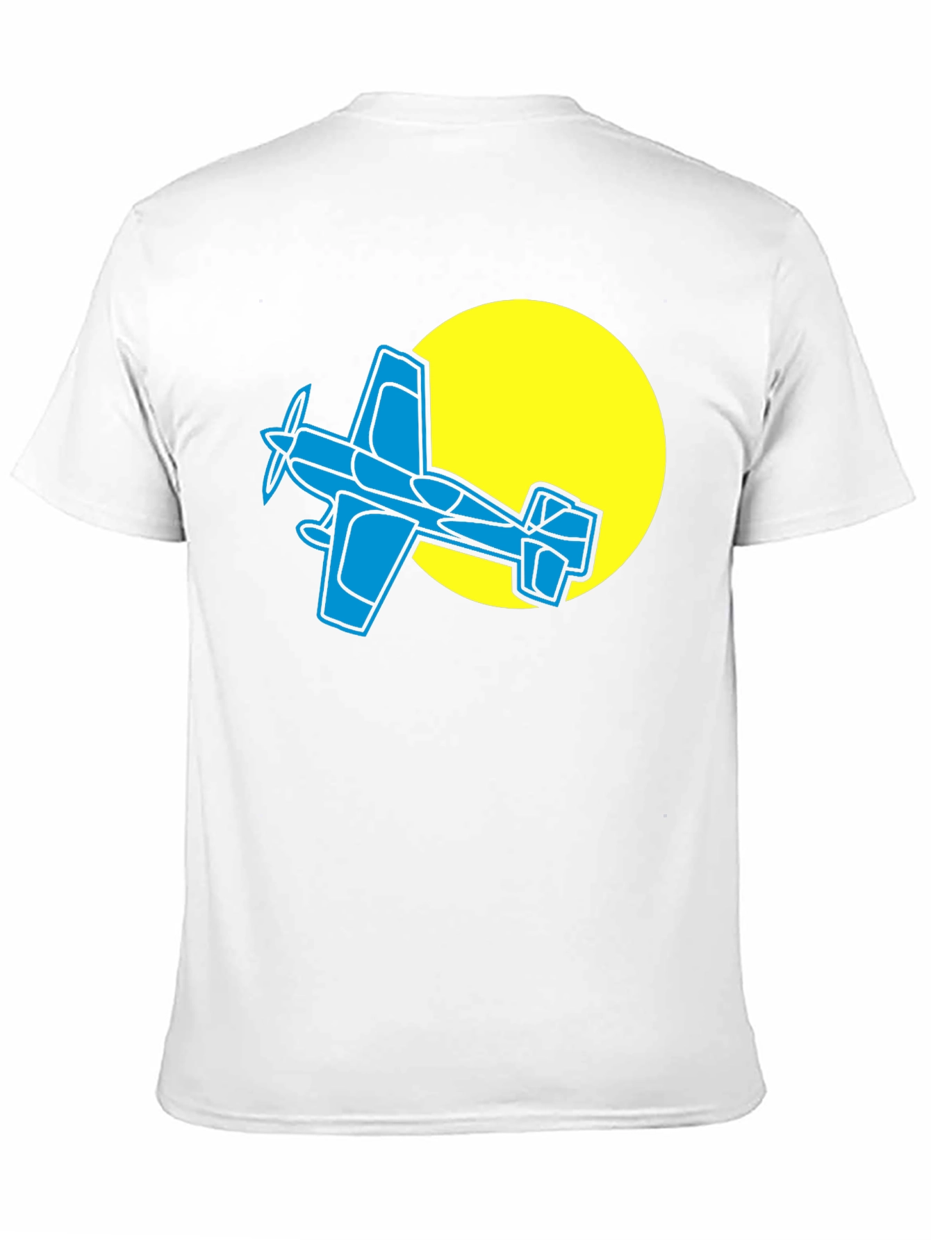 Airplane Graphic T-Shirt - Black Cotton Tee