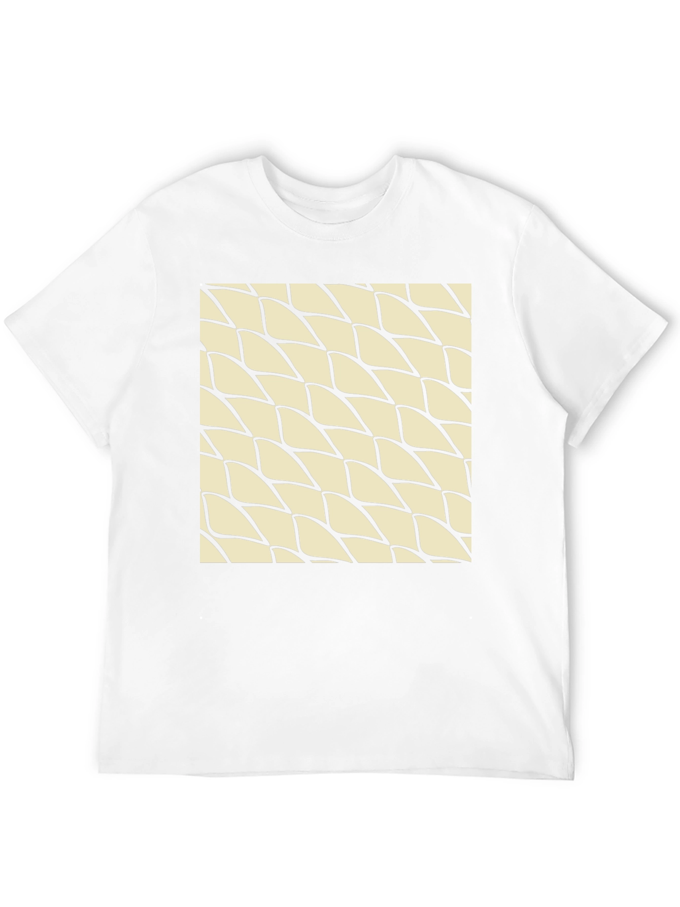 Abstract Pattern Black T-Shirt