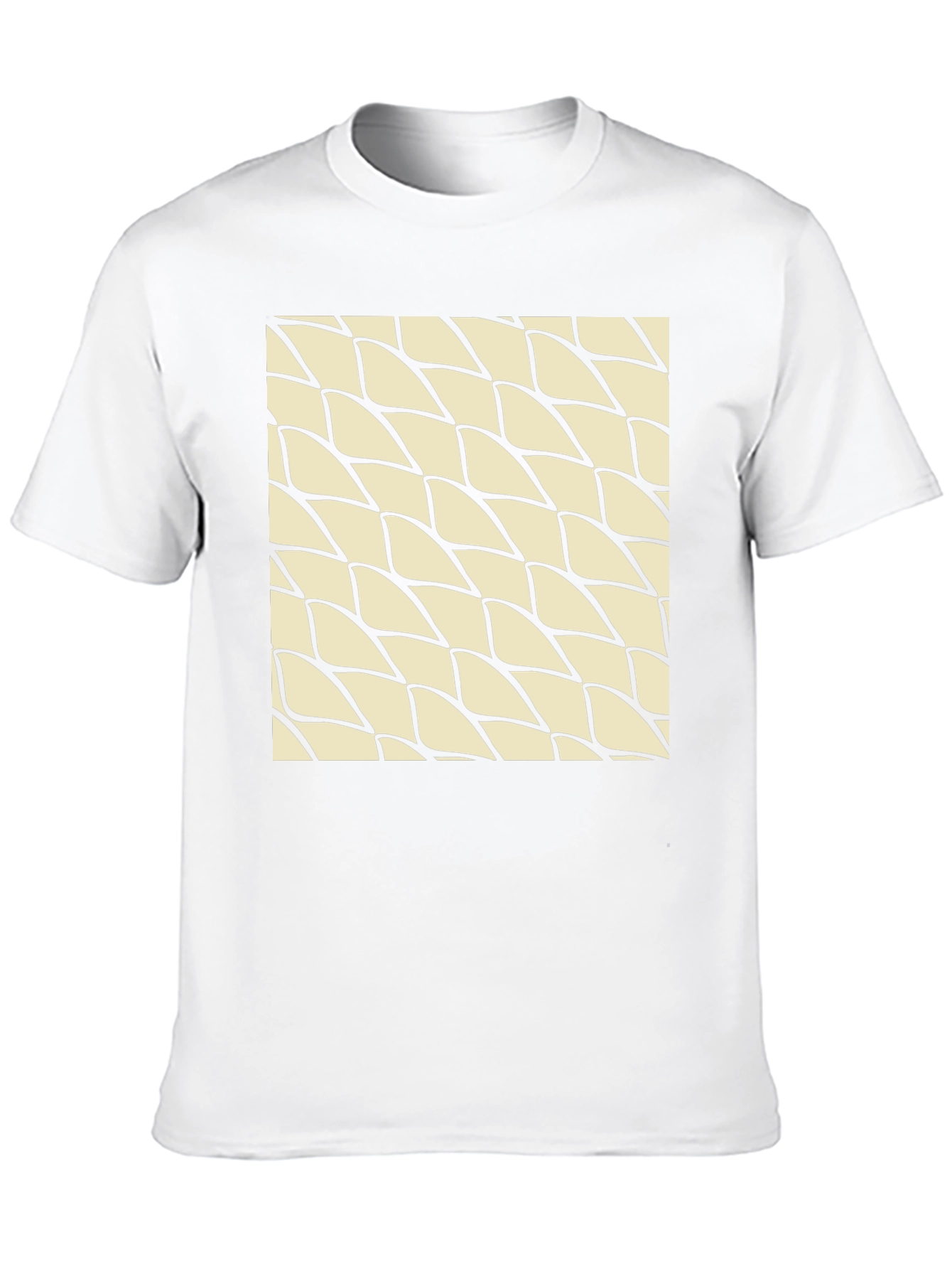 Abstract Pattern Black T-Shirt