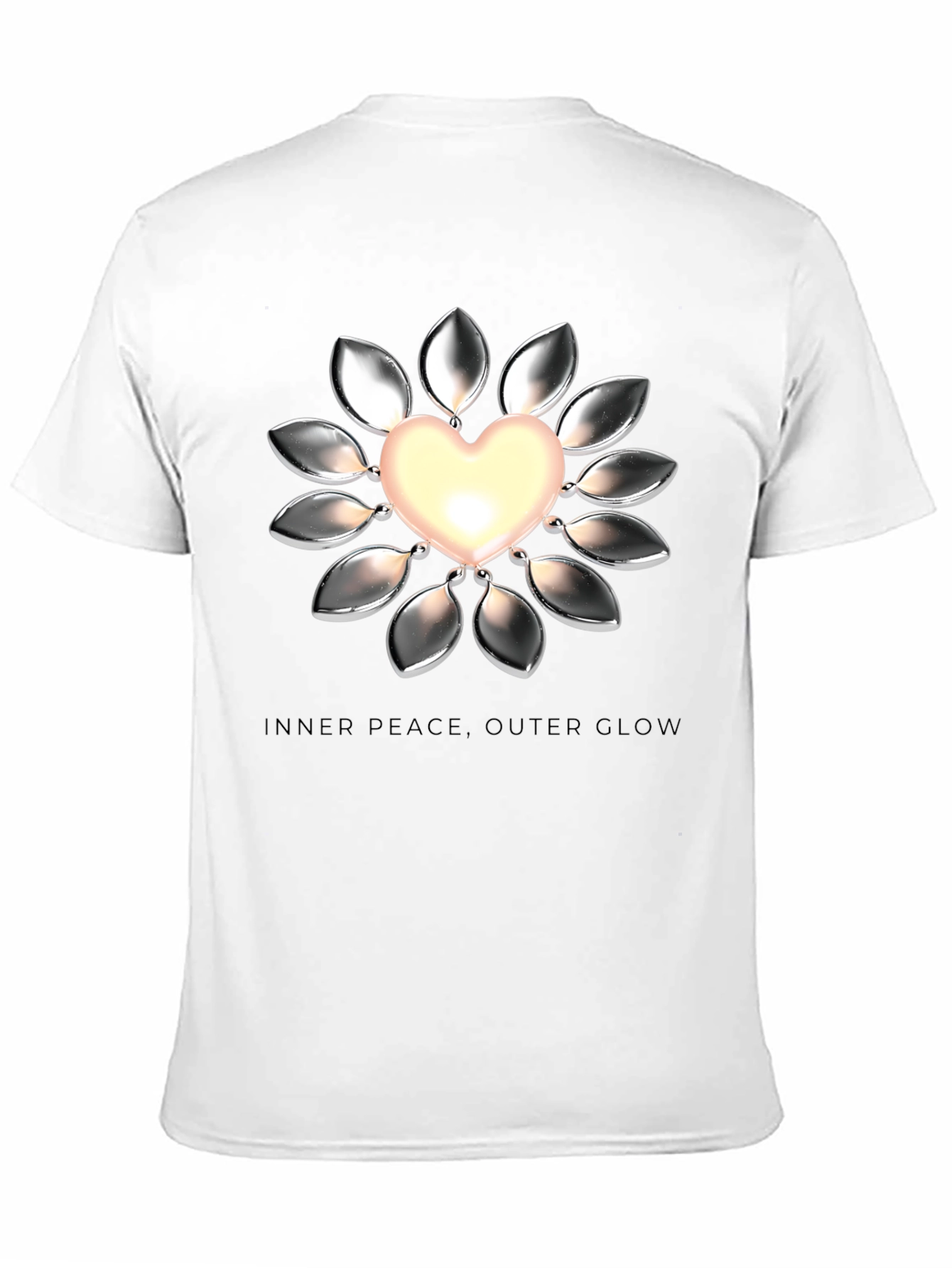 Heart Glow Graphic Tee - Inner Peace Outer Glow