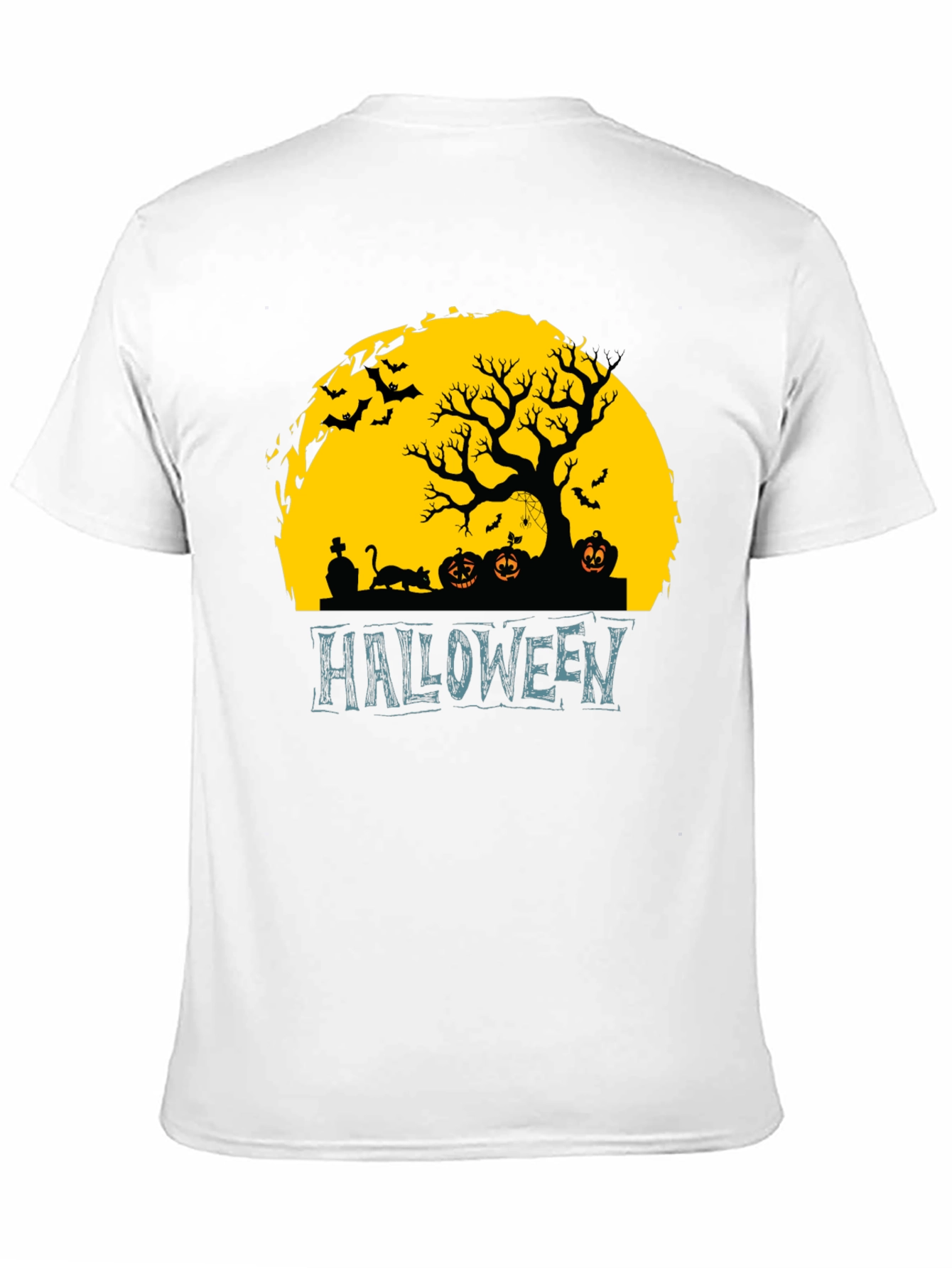 Halloween Silhouette Graphic T-Shirt