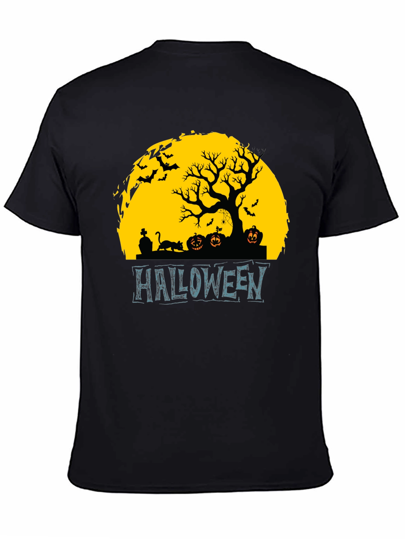 Halloween Silhouette Graphic T-Shirt