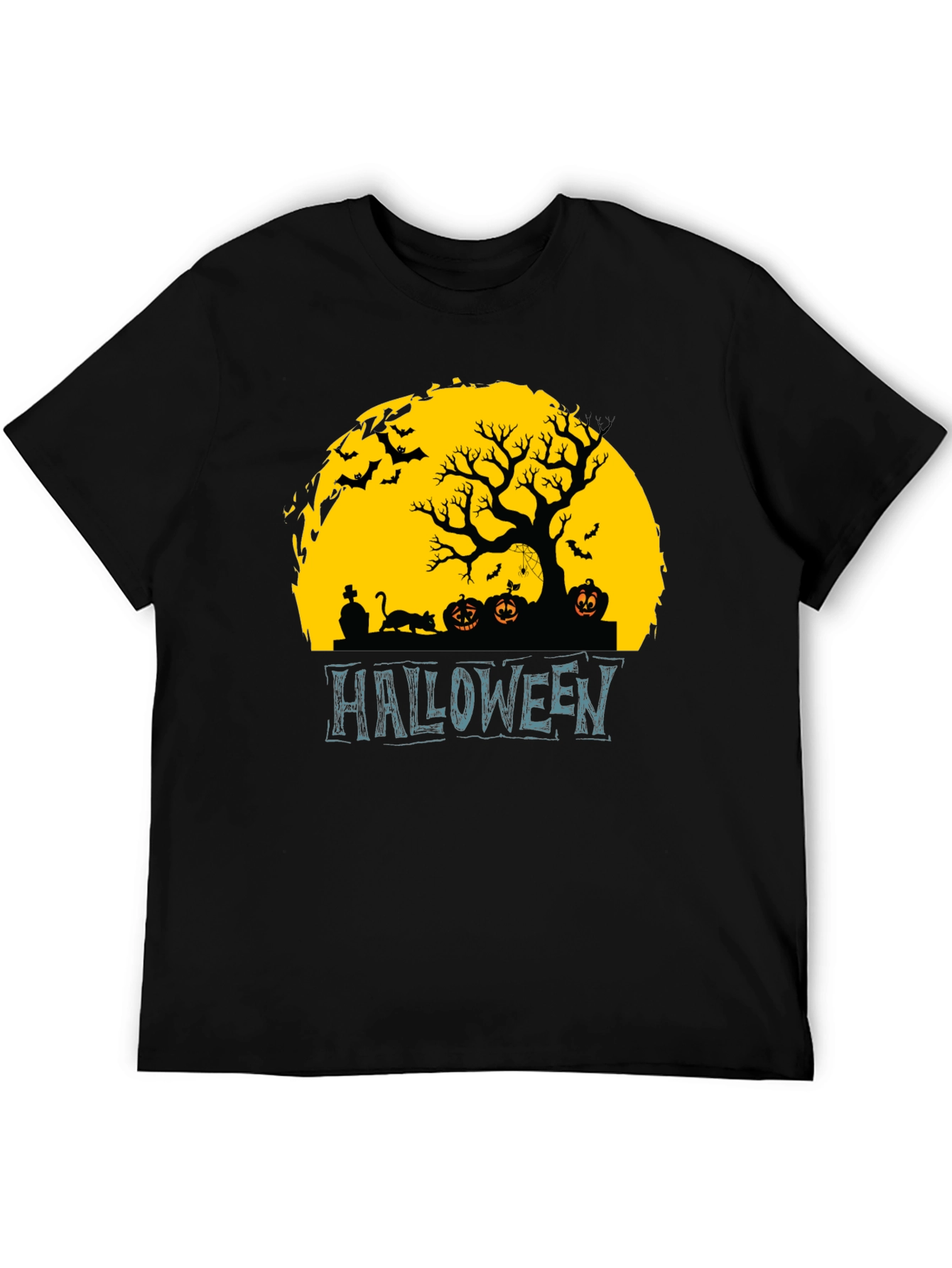 Halloween Silhouette Graphic T-Shirt
