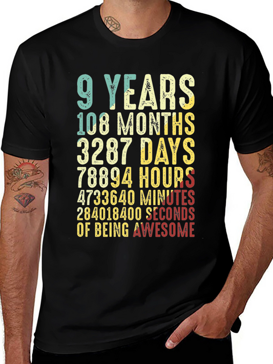 9th Birthday Awesome T-Shirt