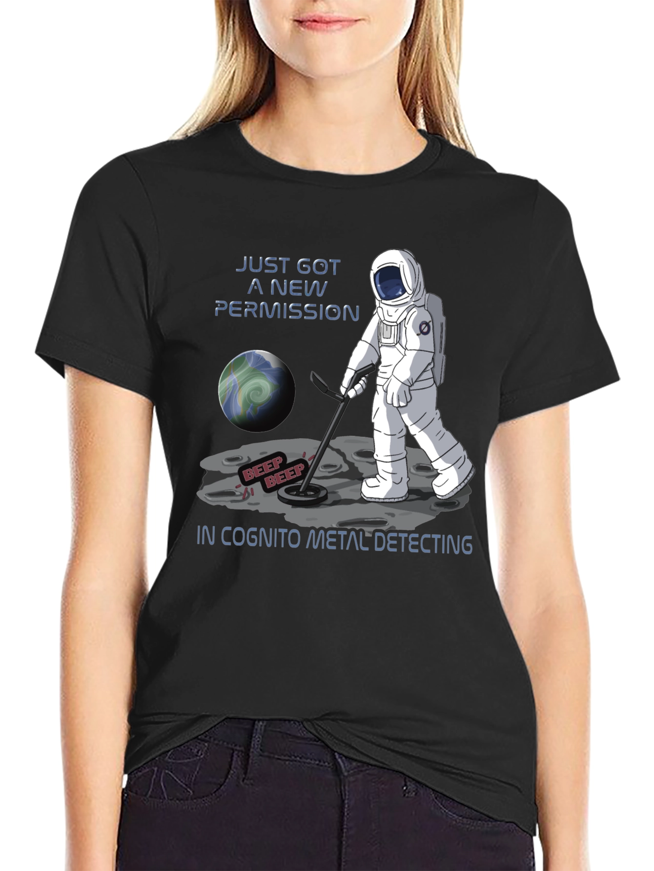 Astronaut Metal Detecting T-Shirt