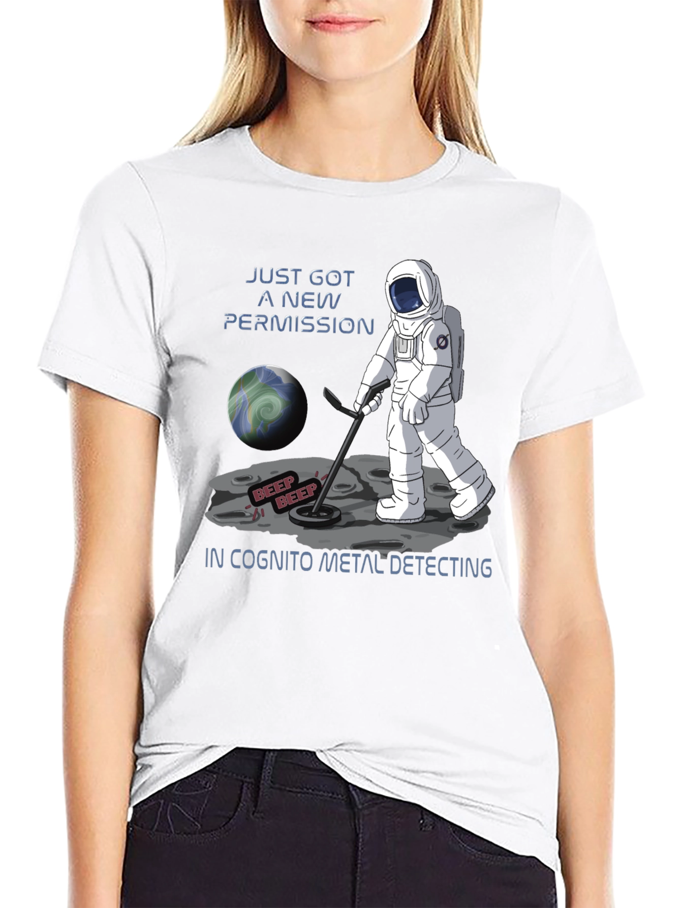 Astronaut Metal Detecting T-Shirt