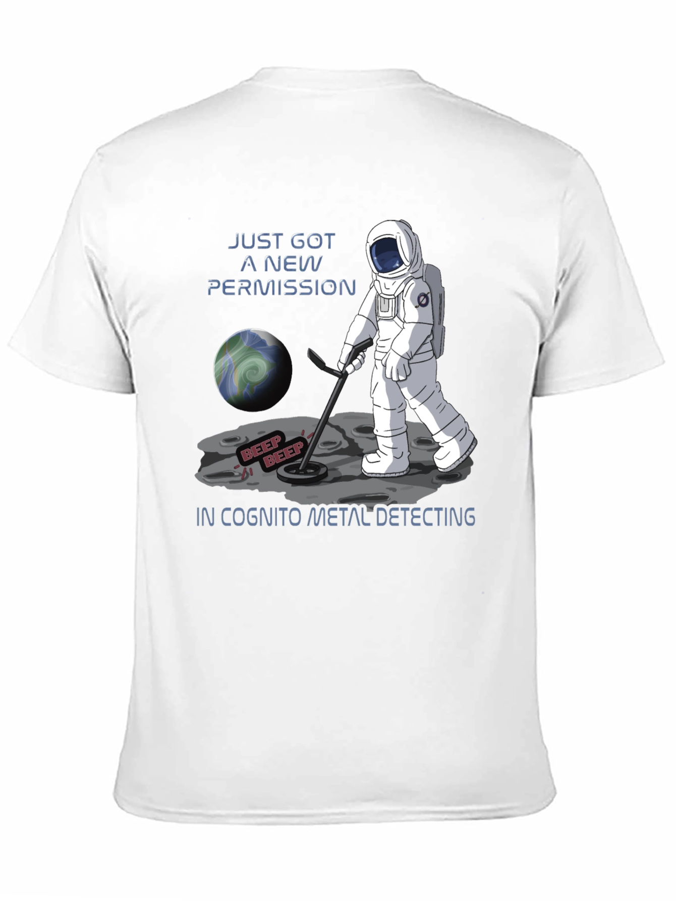 Astronaut Metal Detecting T-Shirt