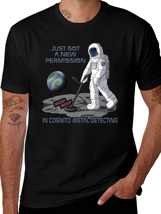 Astronaut Metal Detecting T-Shirt