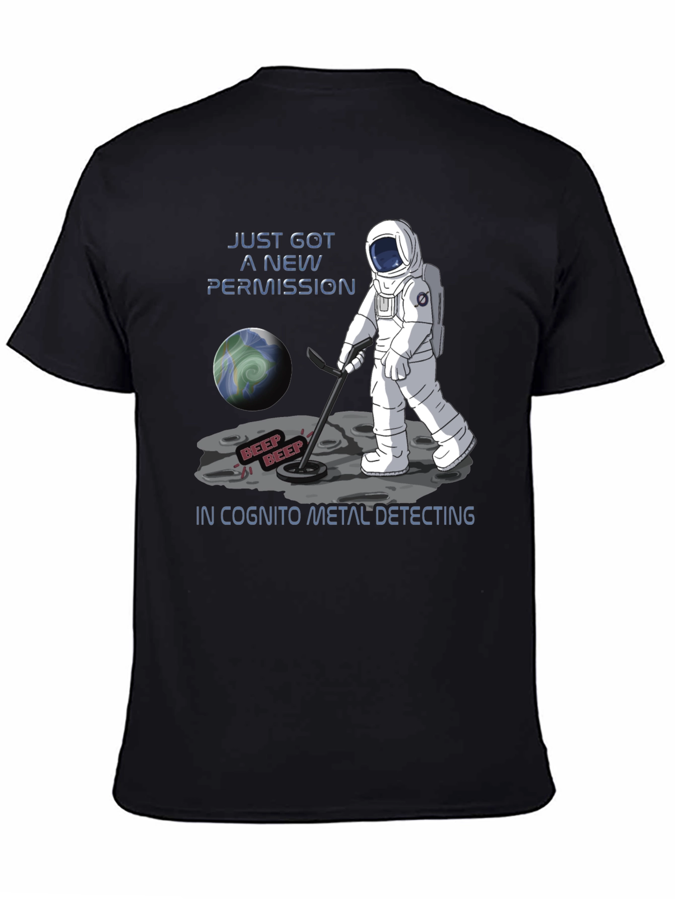 Astronaut Metal Detecting T-Shirt