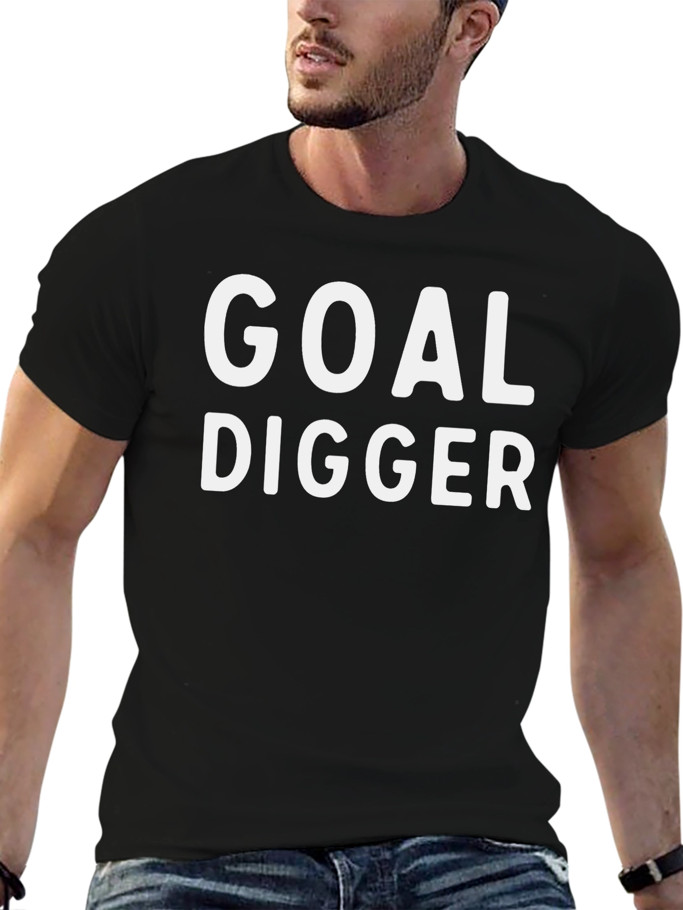Goal Digger Black Graphic Tee