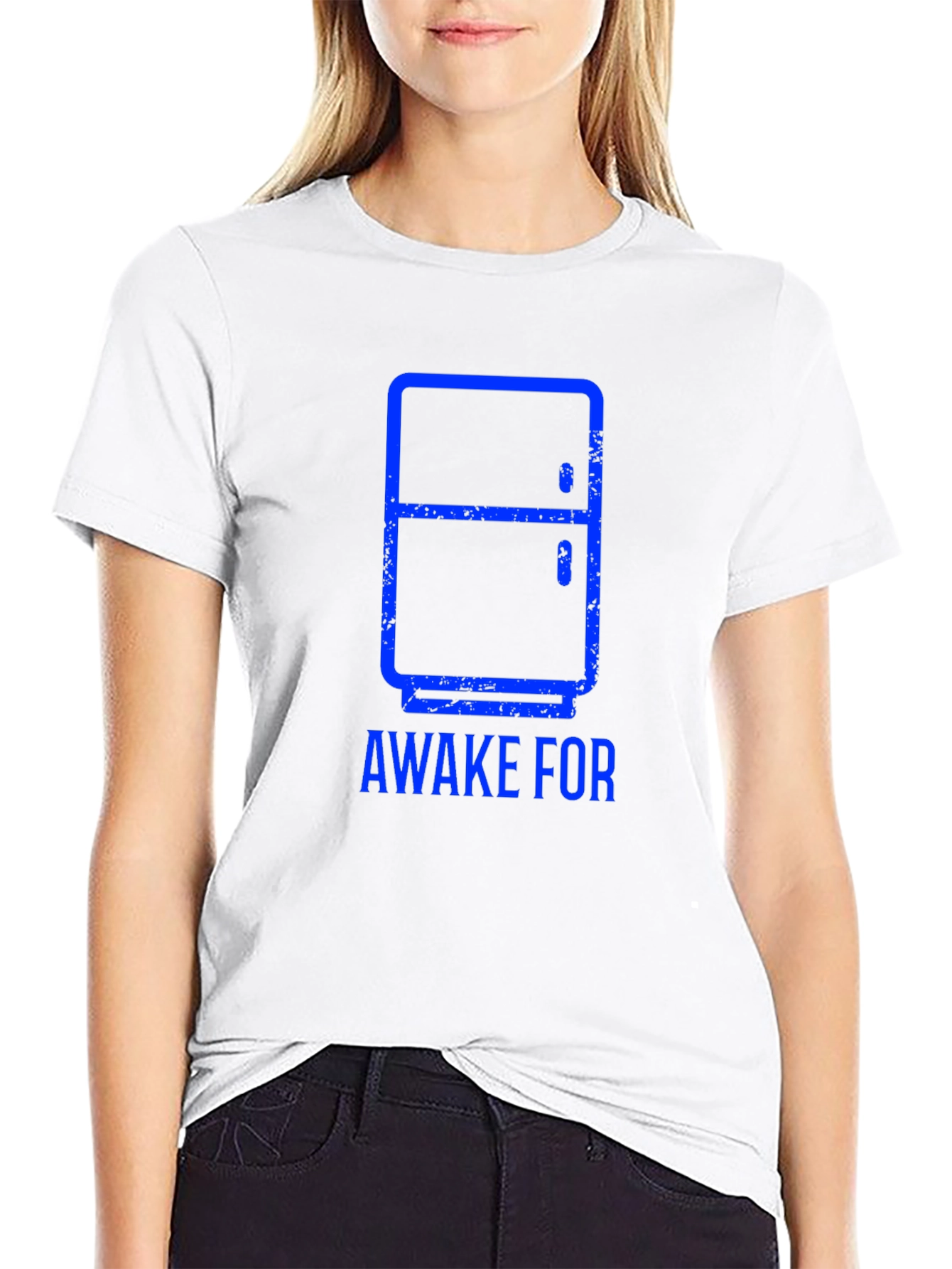 Awake For The Fridge Black T-Shirt