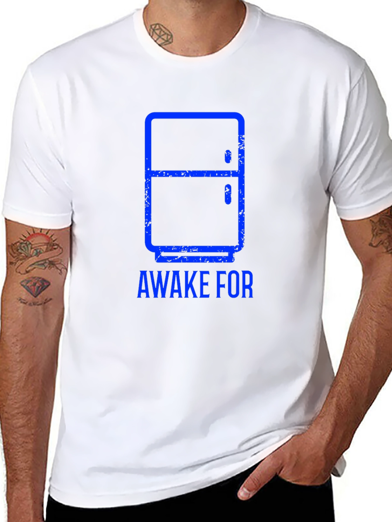 Awake For The Fridge Black T-Shirt