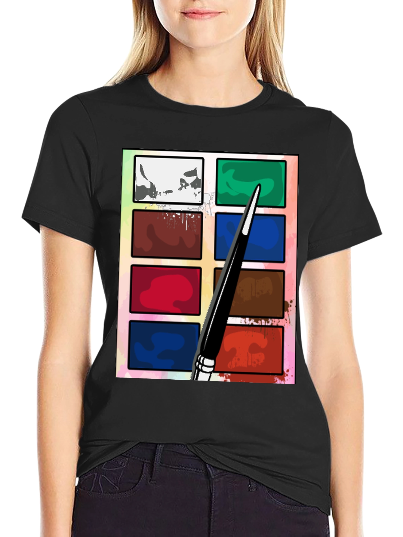 Artist Paint Palette T-Shirt - Creative Style