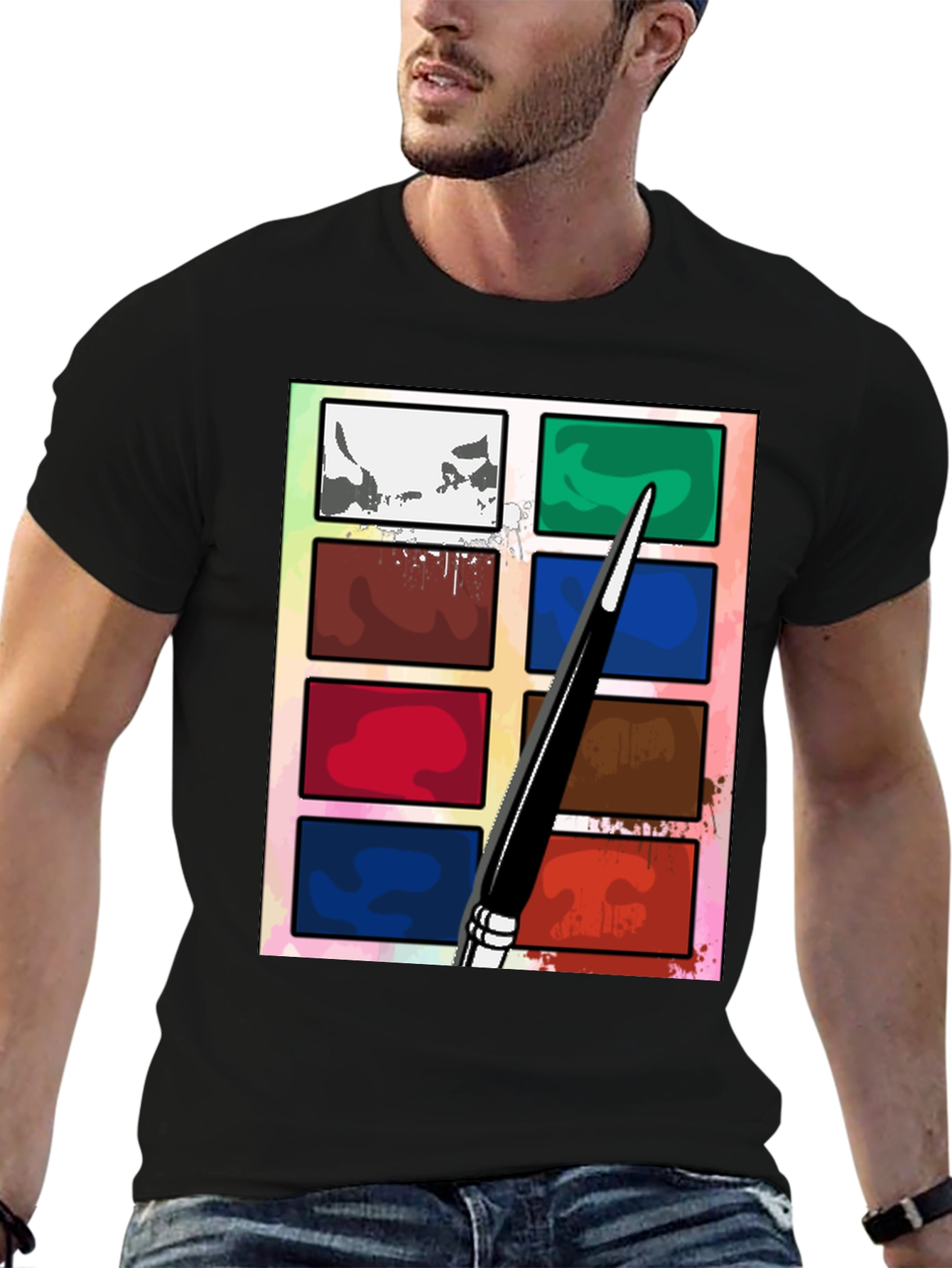 Artist Paint Palette T-Shirt - Creative Style