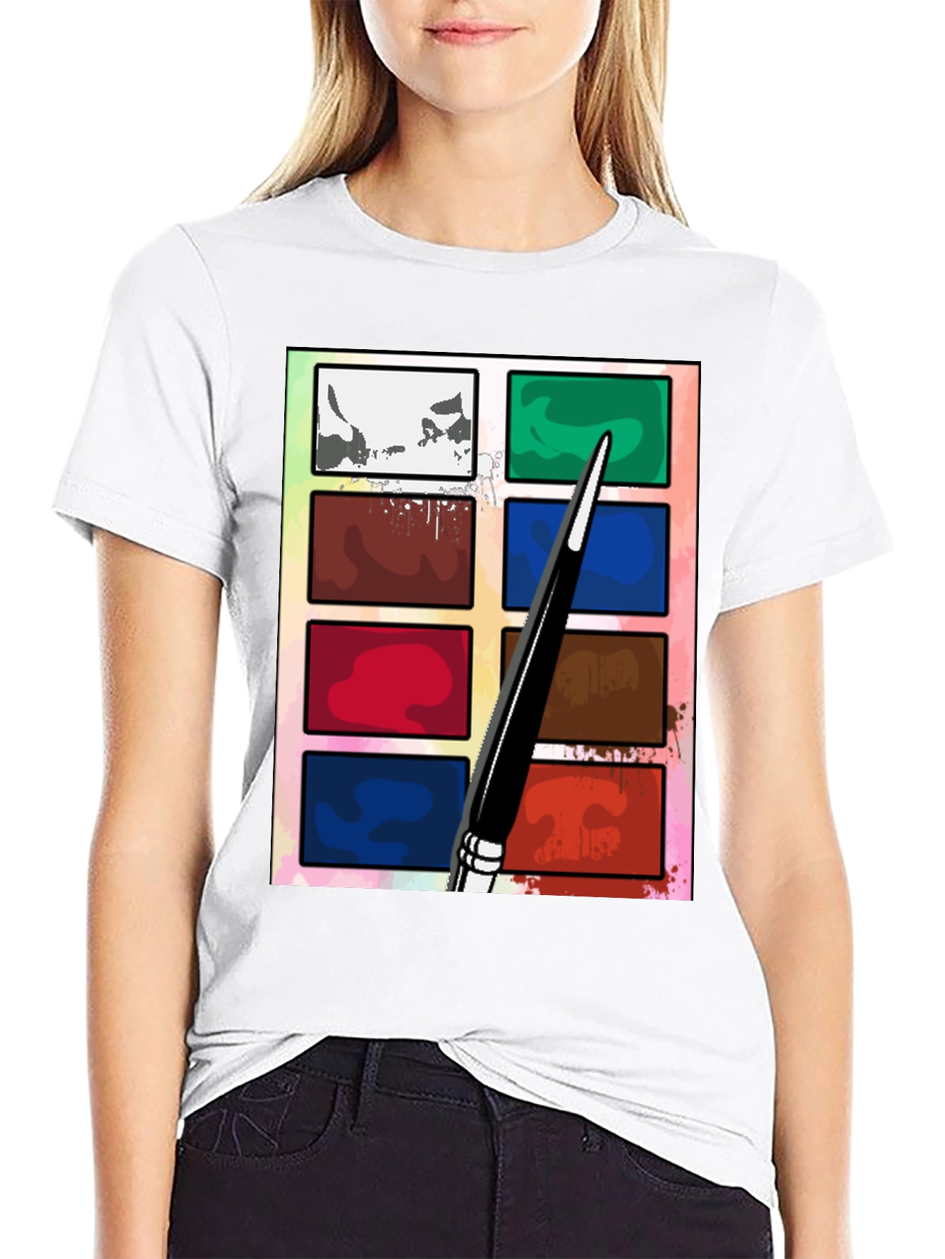 Artist Paint Palette T-Shirt - Creative Style