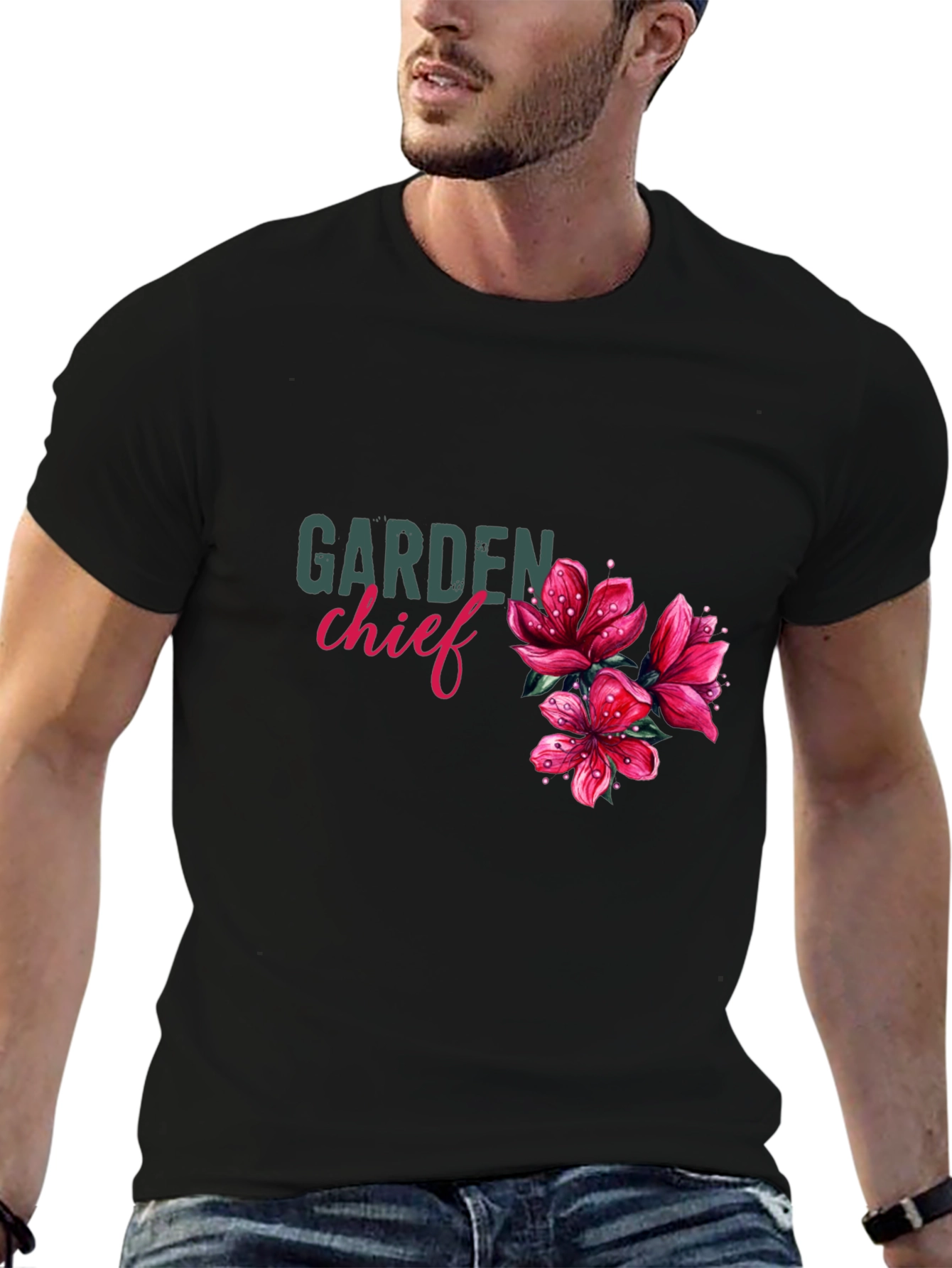 Garden Chief T-Shirt - Floral Design