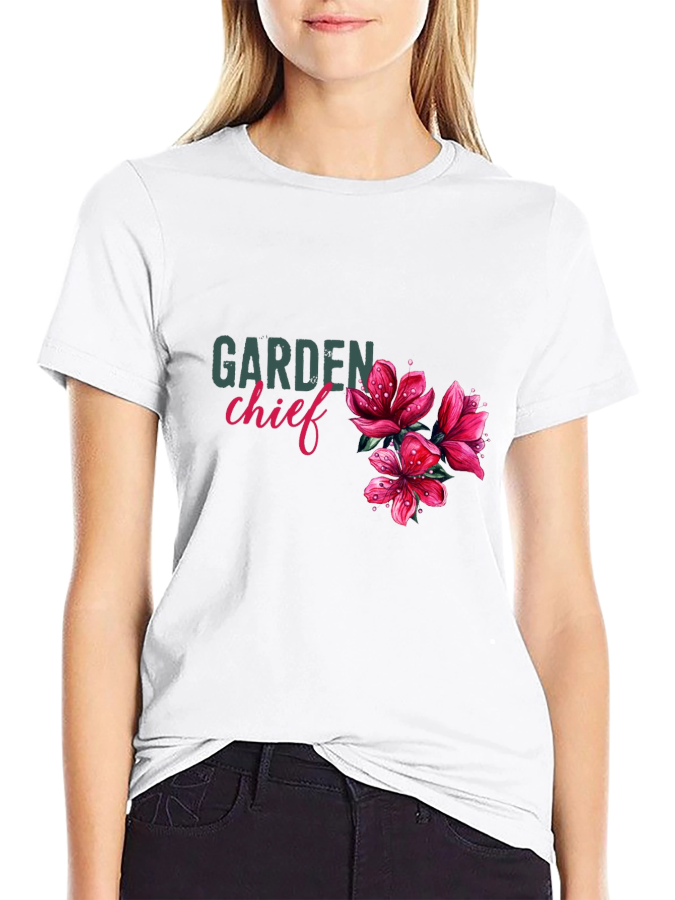 Garden Chief T-Shirt - Floral Design