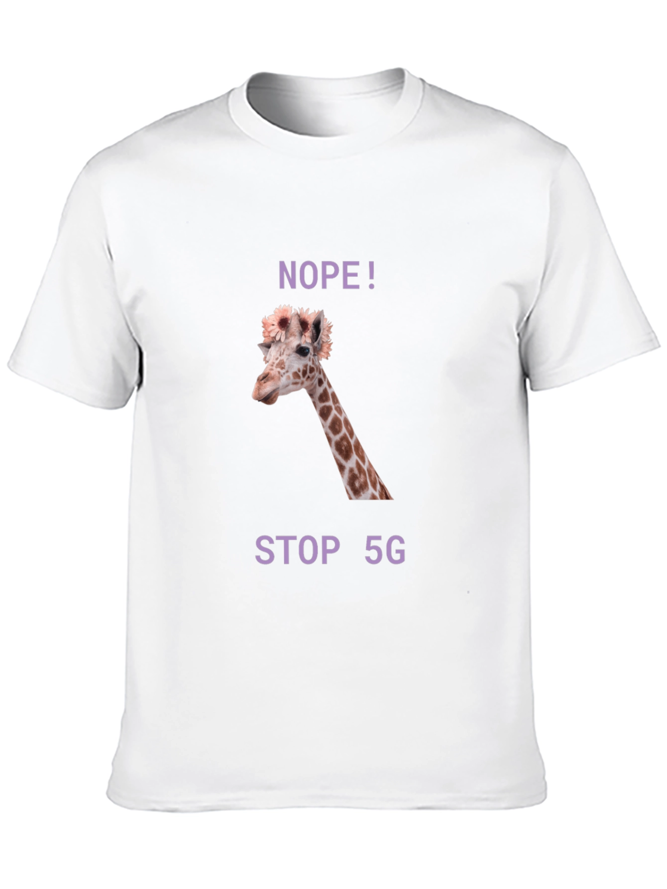 Giraffe NOPE! STOP 5G T-Shirt