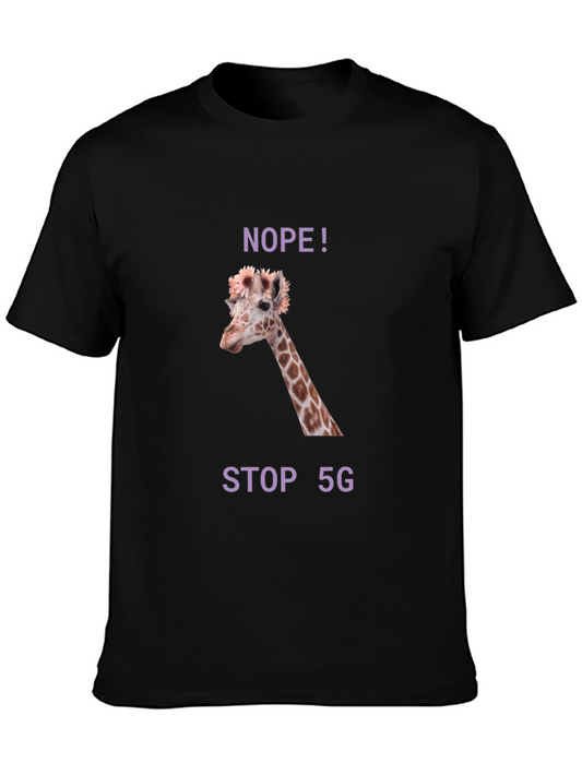 Giraffe NOPE! STOP 5G T-Shirt