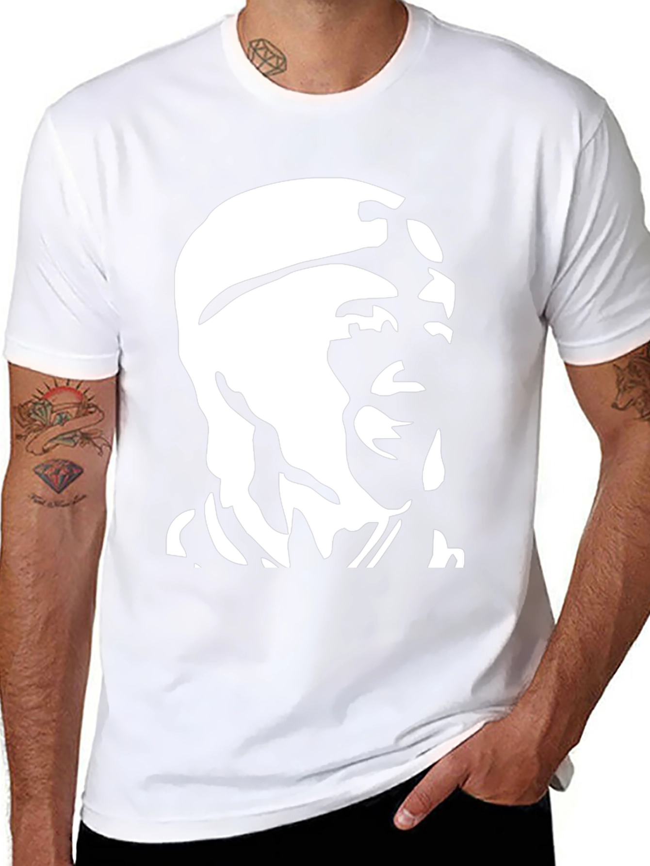Abstract Portrait Graphic T-Shirt