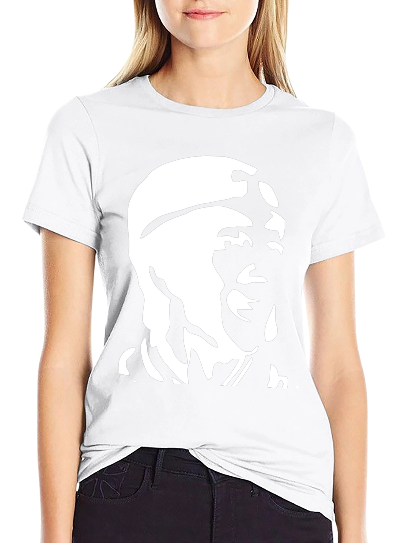 Abstract Portrait Graphic T-Shirt