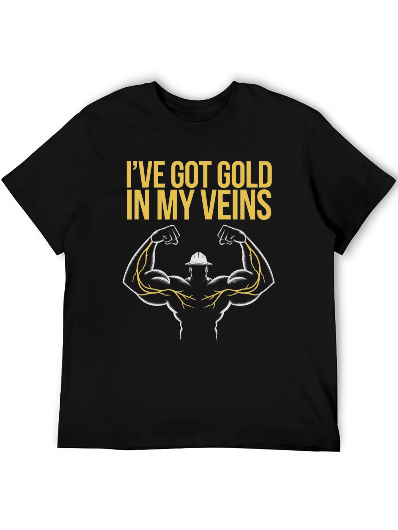 Gold Veins Graphic T-Shirt