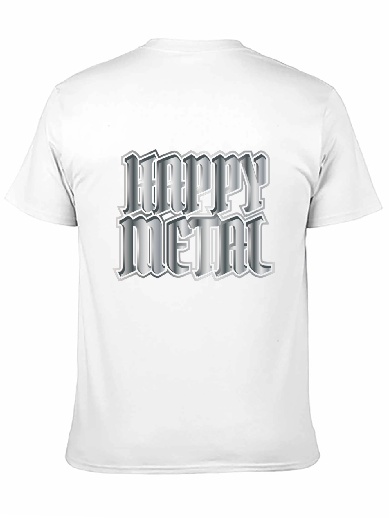 Happy Metal Black T-Shirt Graphic Tee