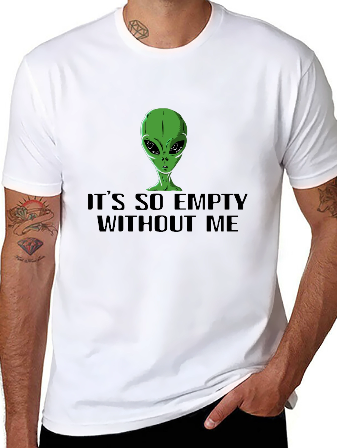 Alien Its So Empty Without Me Graphic Tee
