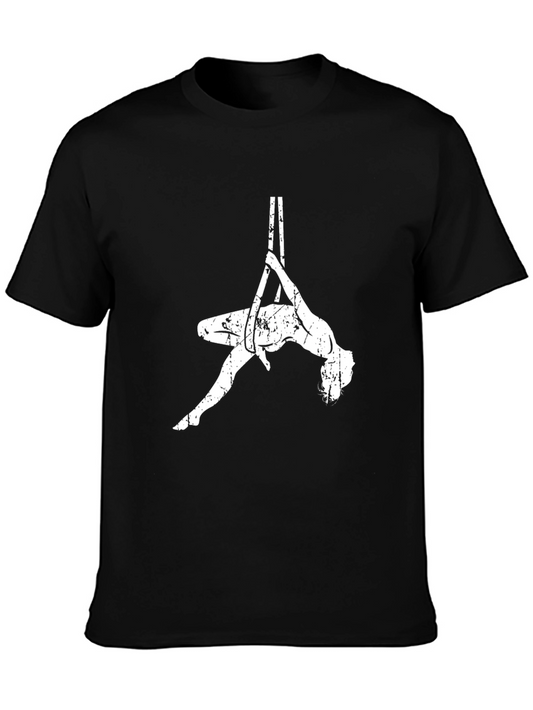 Aerial Acrobat T-Shirt - Black Graphic Tee