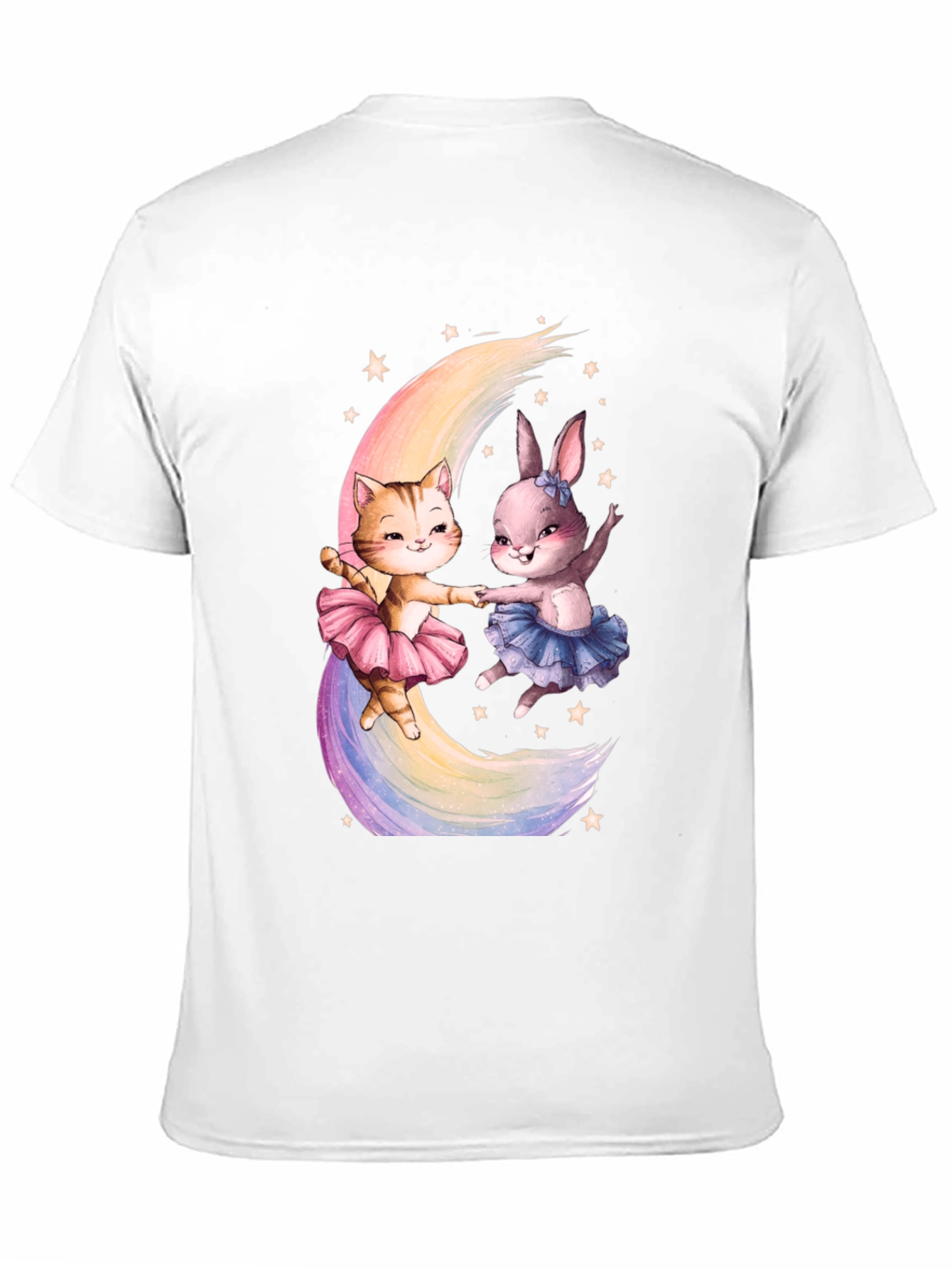 Ballerina Cat & Rabbit T-Shirt