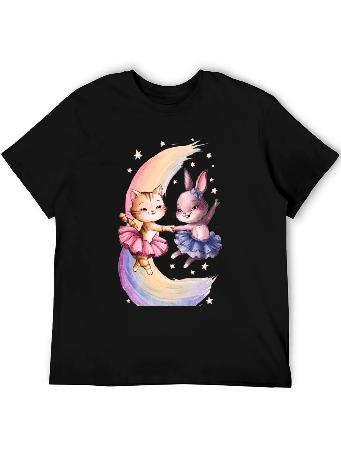 Ballerina Cat & Rabbit T-Shirt