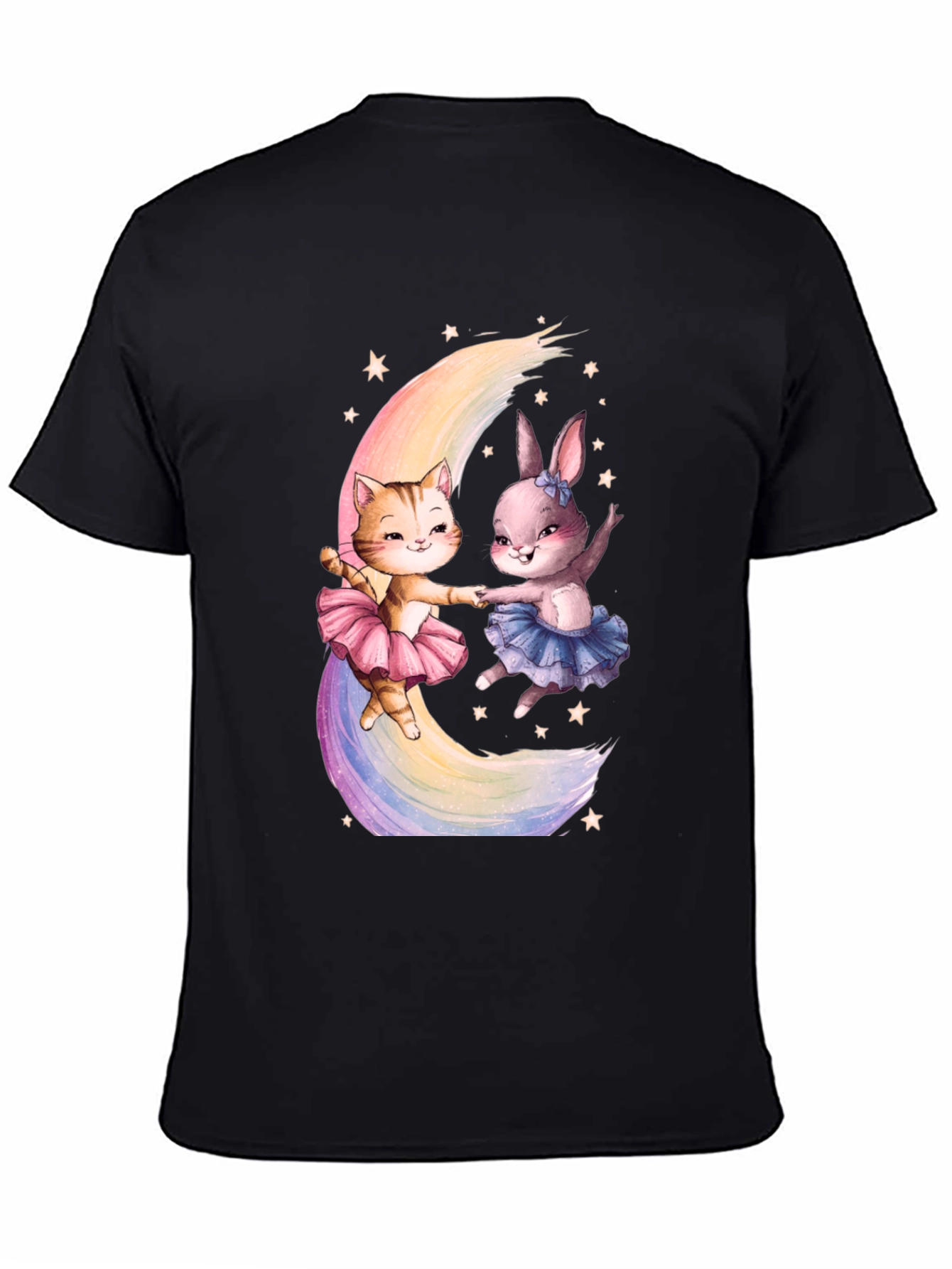 Ballerina Cat & Rabbit T-Shirt