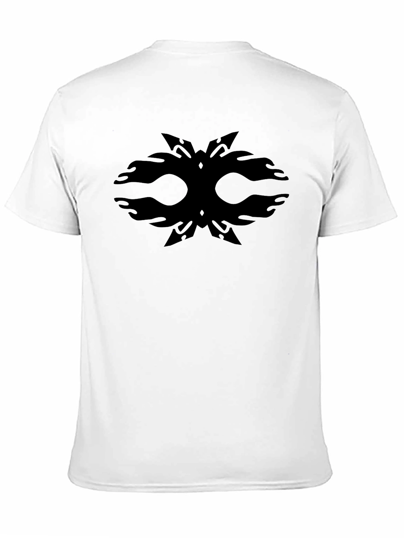 Abstract Graphic Print Crew Neck Tee