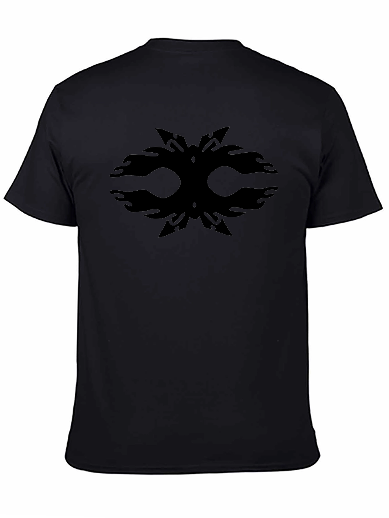Abstract Graphic Print Crew Neck Tee