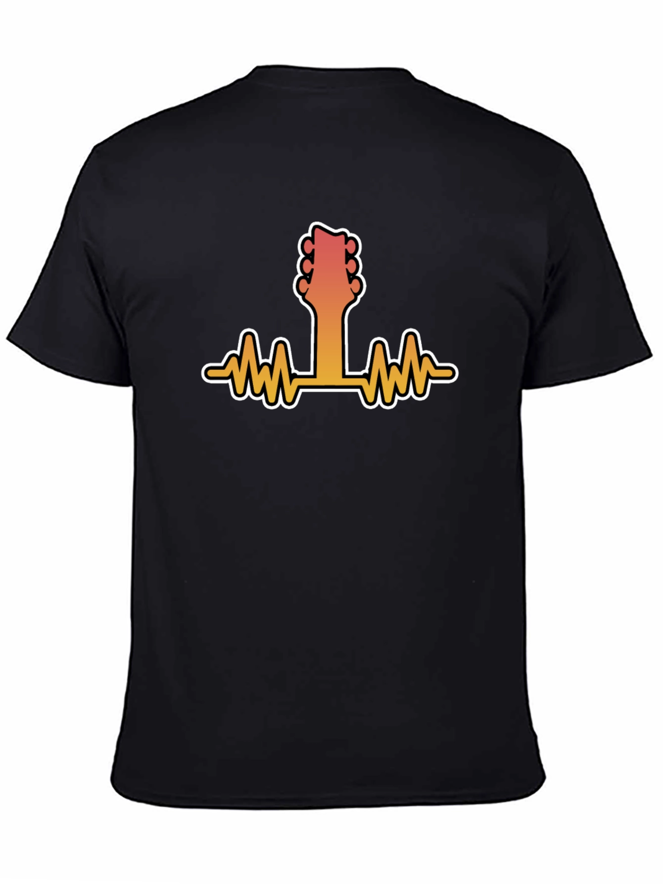 Guitar Heartbeat Graphic Tee - Music Lover Shirt