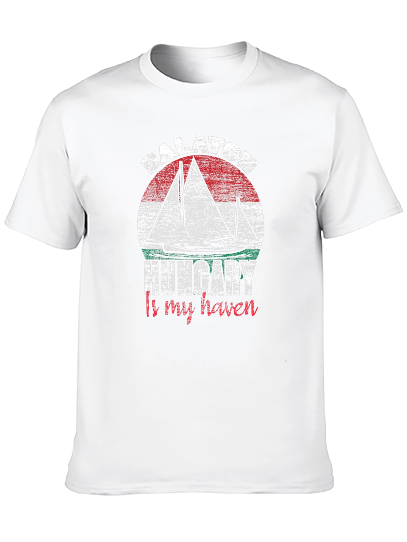 Balaton Hungary Is My Haven Black T-Shirt