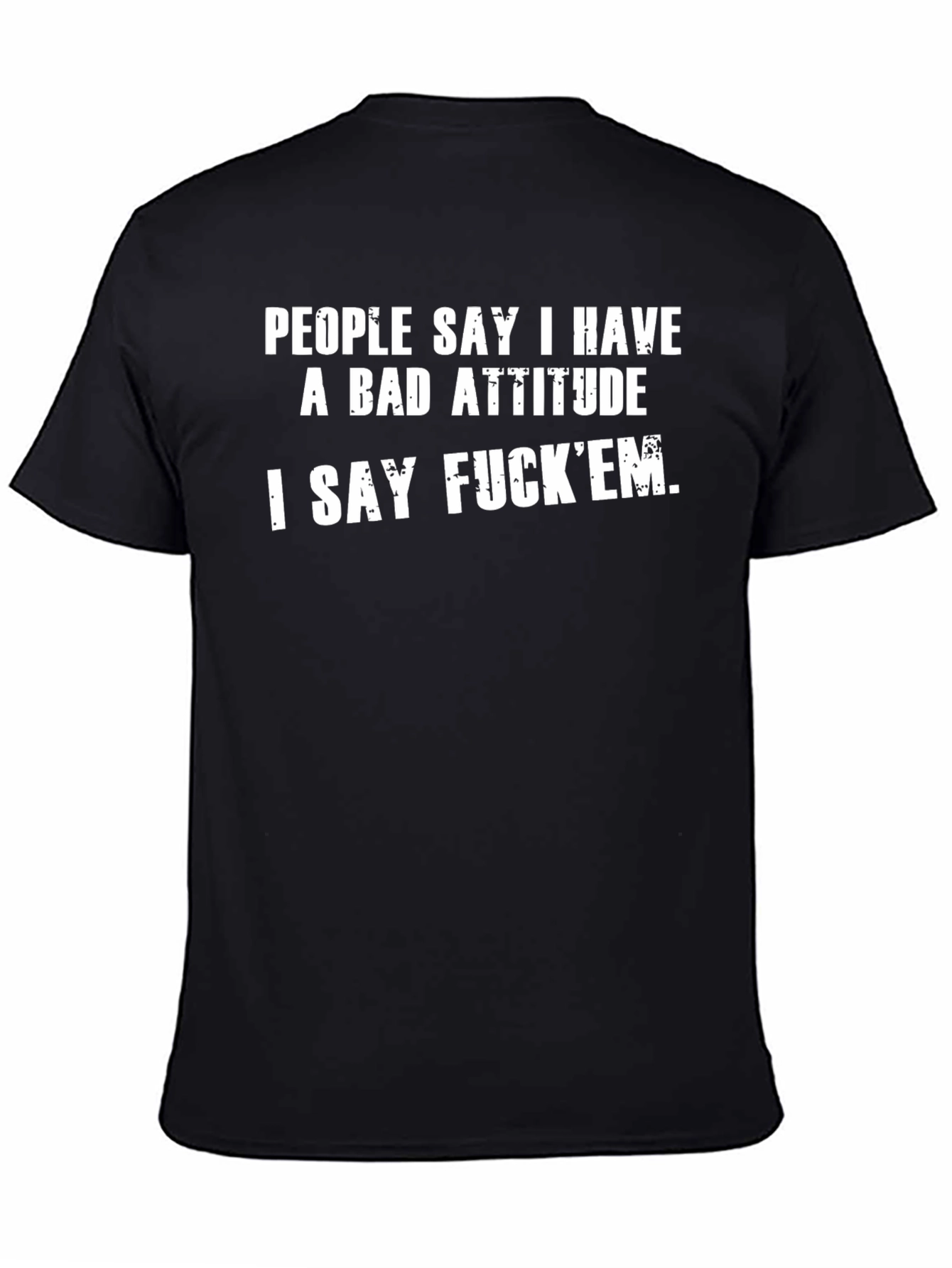 Attitude Graphic Tee - Bold Statement Shirt