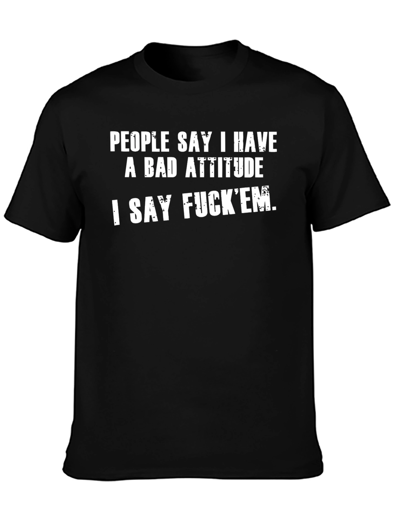 Attitude Graphic Tee - Bold Statement Shirt