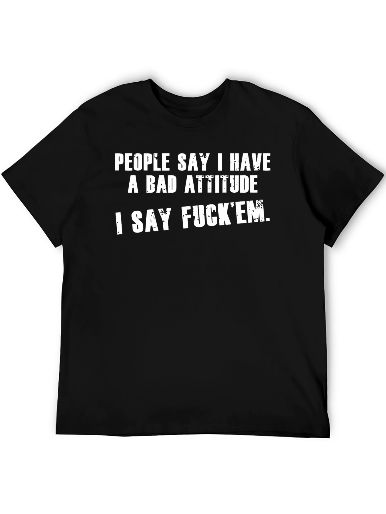 Attitude Graphic Tee - Bold Statement Shirt