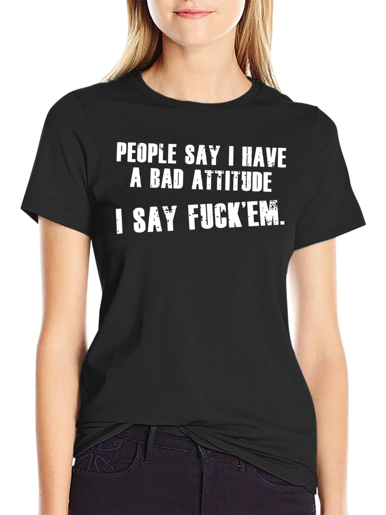 Attitude Graphic Tee - Bold Statement Shirt