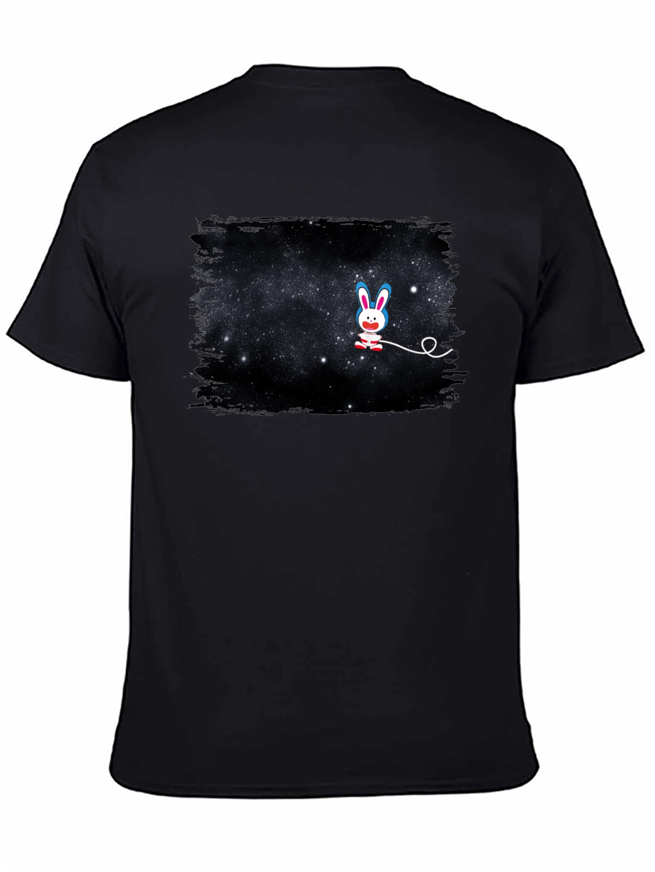 Galaxy Bunny T-Shirt - Unisex Black Tee
