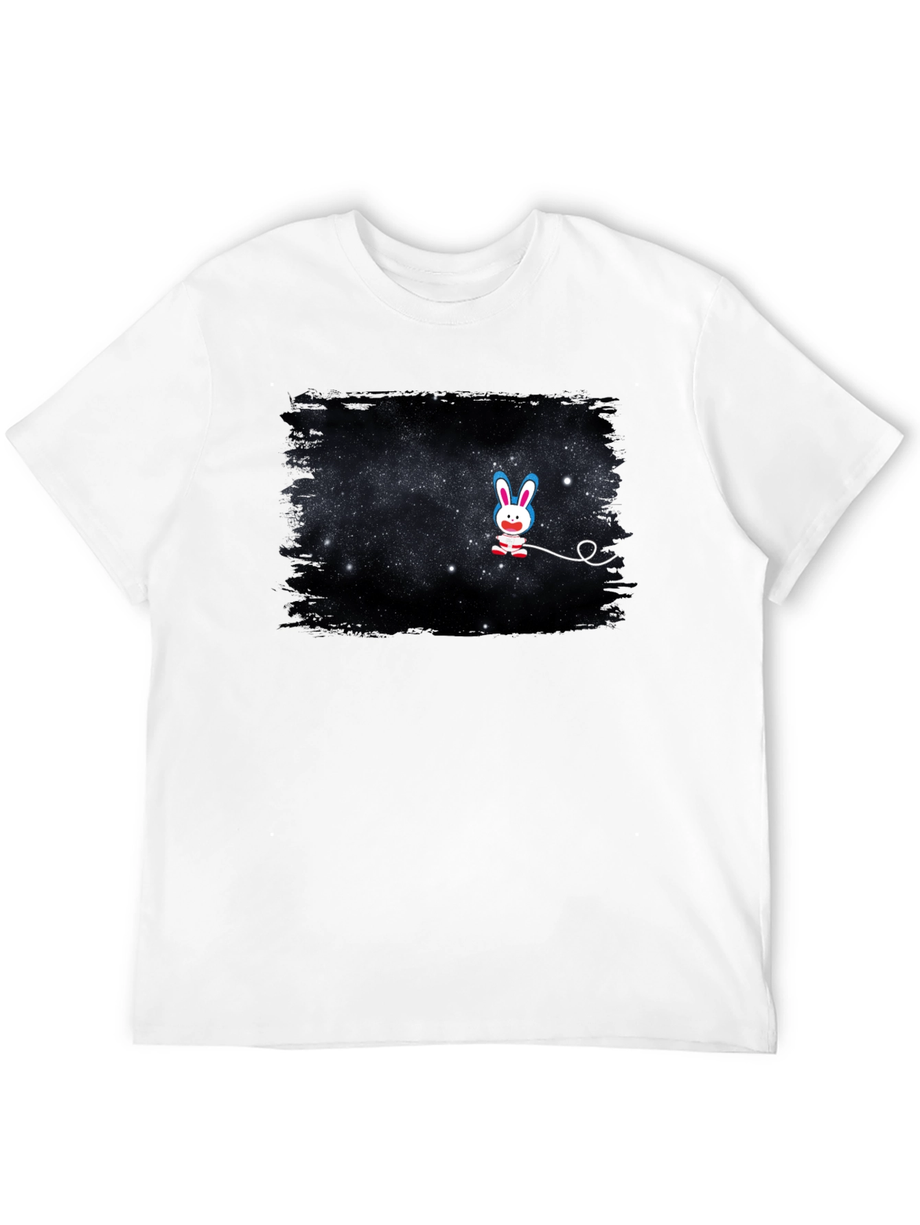 Galaxy Bunny T-Shirt - Unisex Black Tee