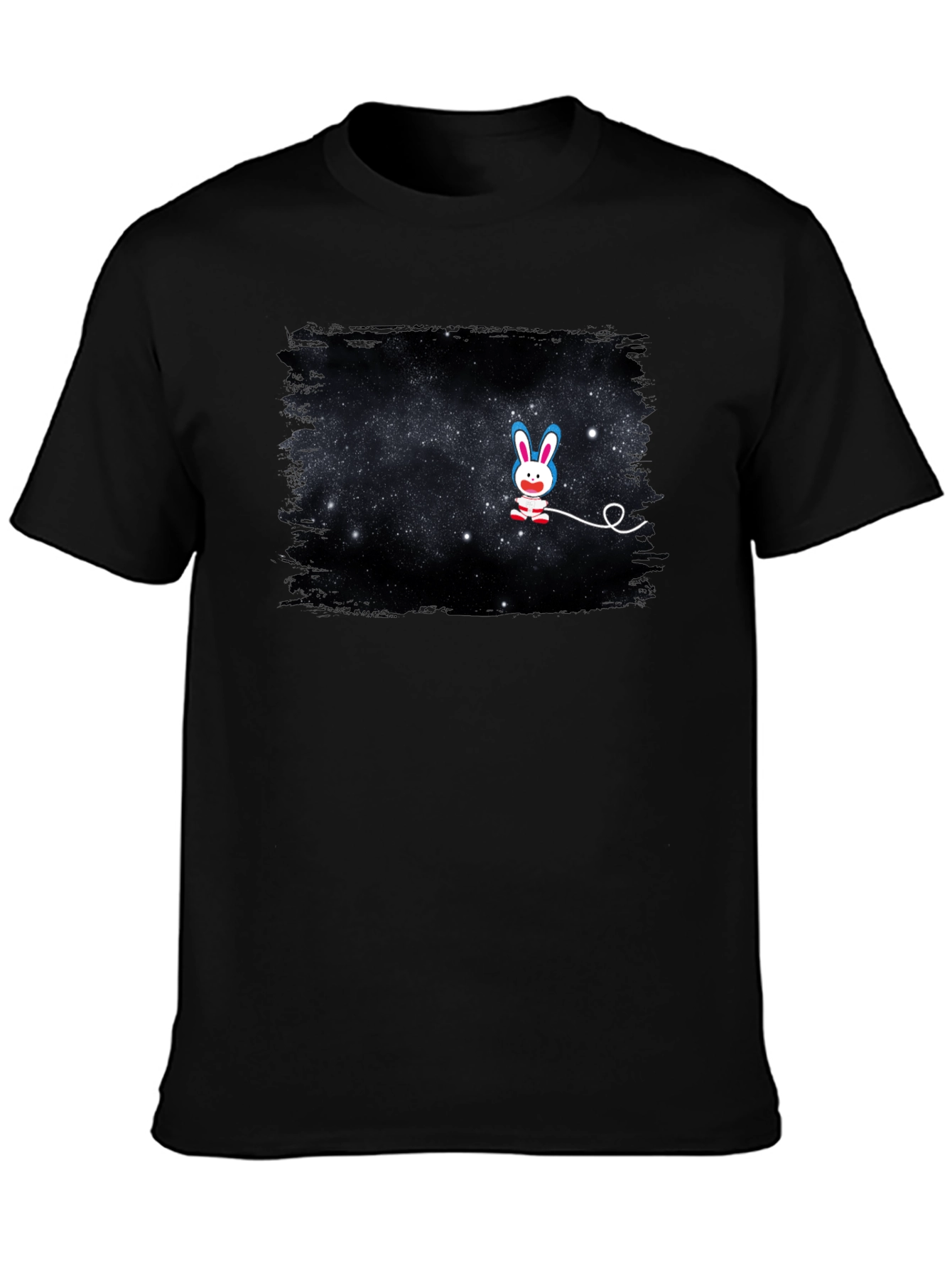 Galaxy Bunny T-Shirt - Unisex Black Tee